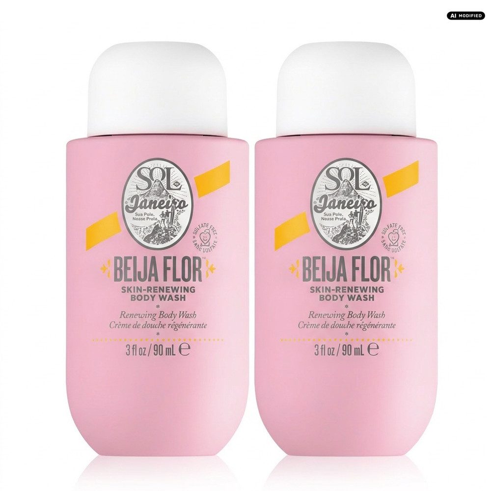 Sol de Janeiro Körperpflegemittel Sol de Janeiro Beija Flor Renewing Body Wash 2er Set, 1-tlg., Praktisches 2er Set für den Vorrat