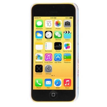 König Design Handyhülle Apple iPhone 5c, Apple iPhone 5c Handyhülle Backcover Mehrfarbig