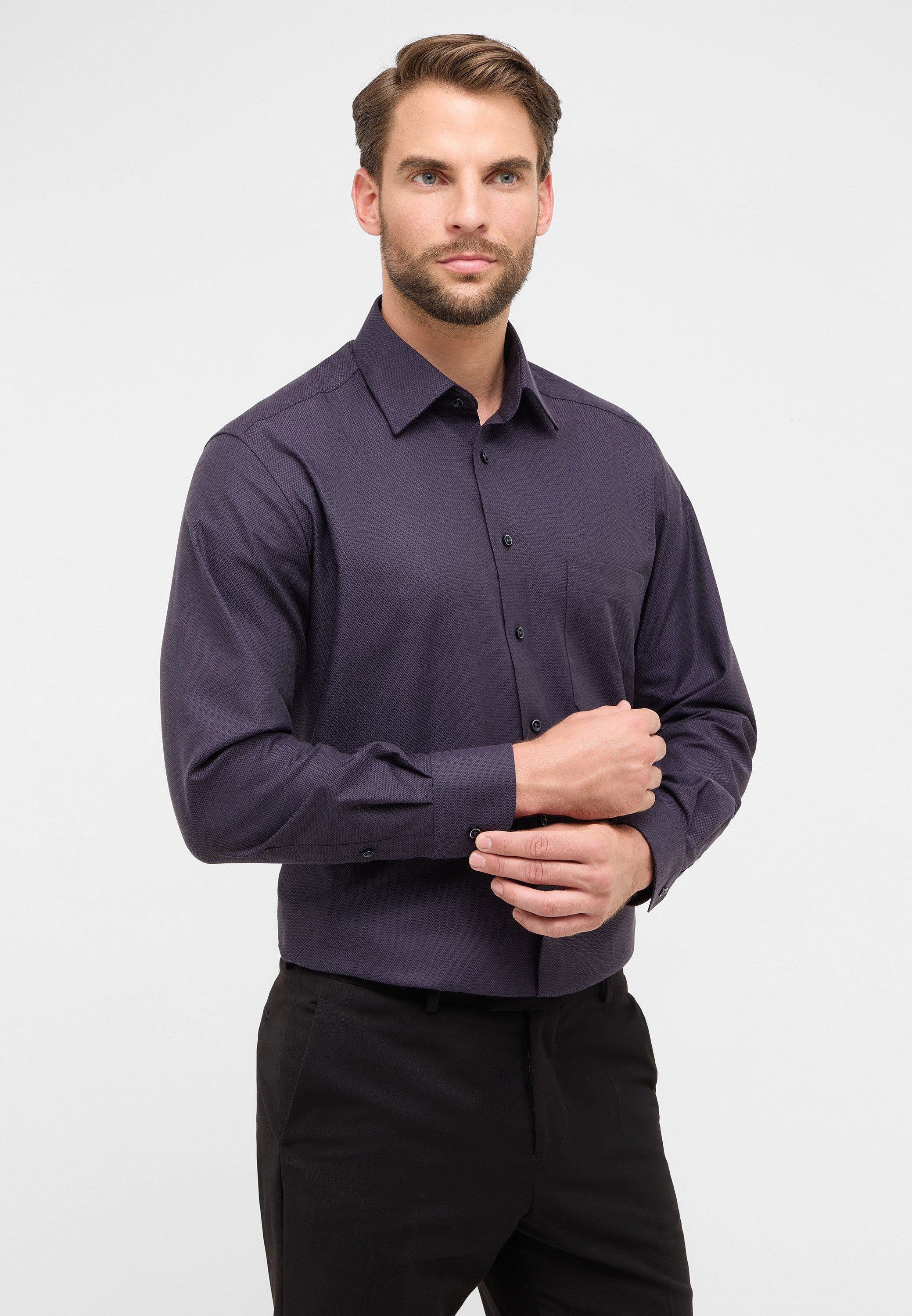 Eterna Langarmhemd COMFORT FIT NON IRON günstig online kaufen
