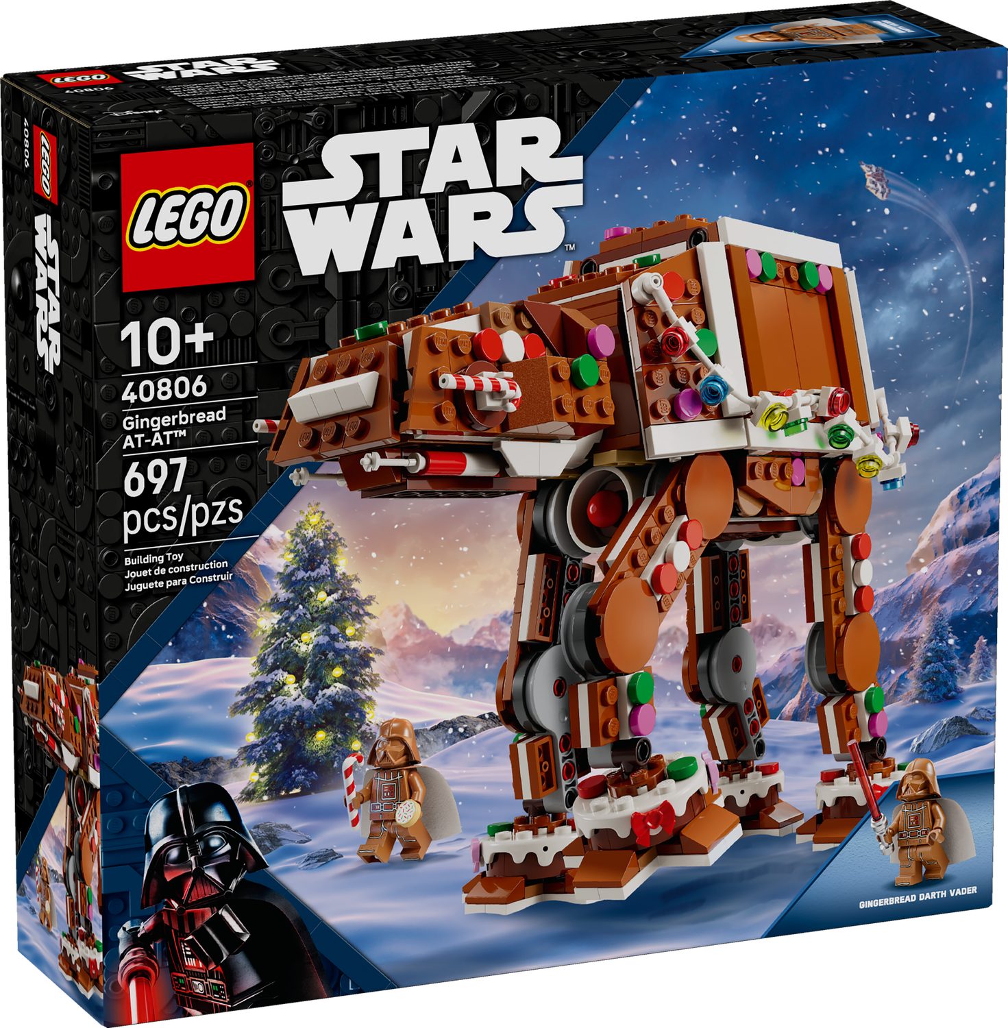 LEGO® Star Wars 40806 Lebkuchen AT-AT™ Spielbausteine, (Set, 697 St., Set)