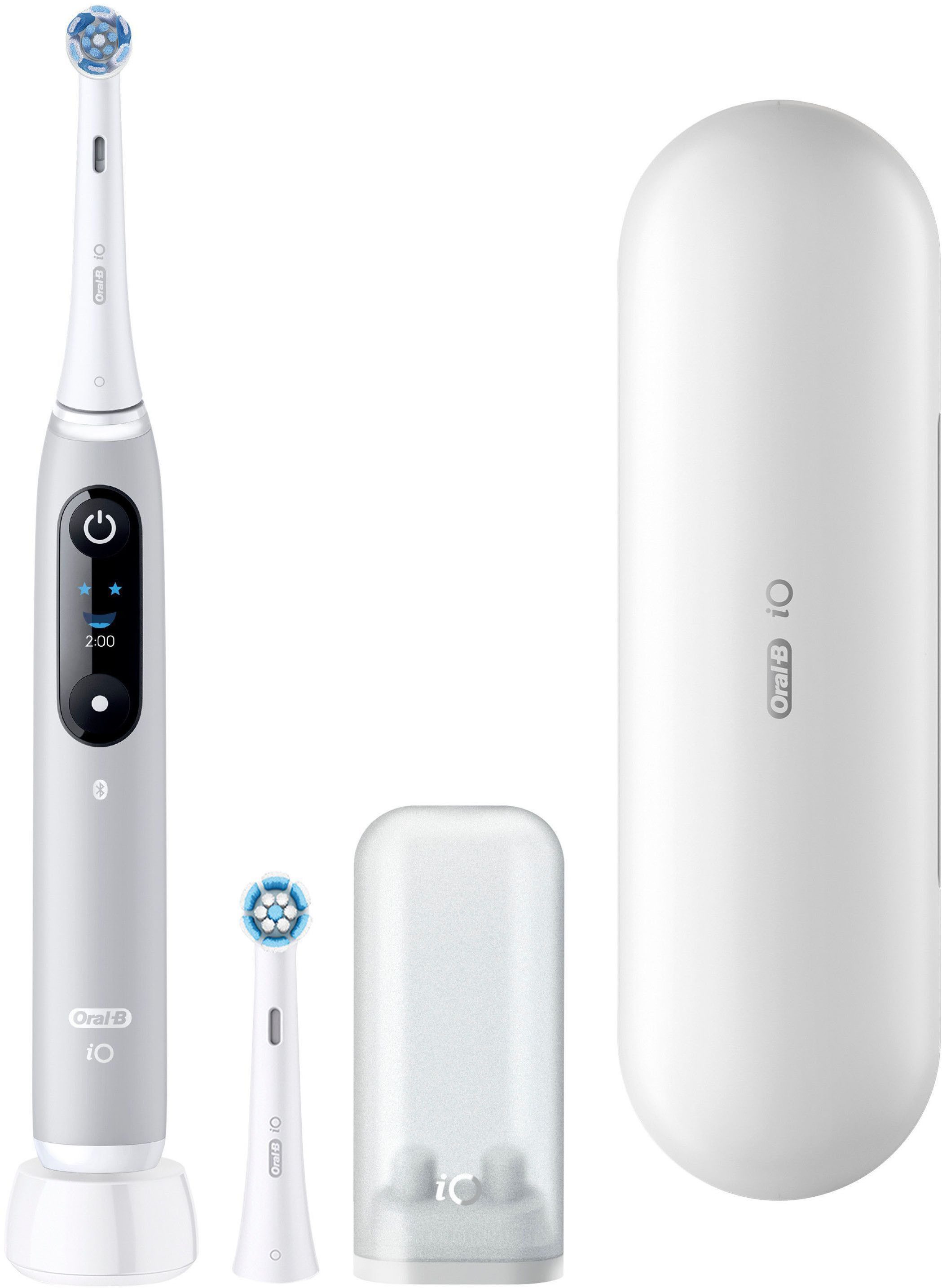 Oral-B Elektrische Zahnbürste iO 6, Aufsteckbürsten: 2 St., mit Magnet-Technologie, Display, 5 Putzmodi, Reiseetui – Bild 2 von 5