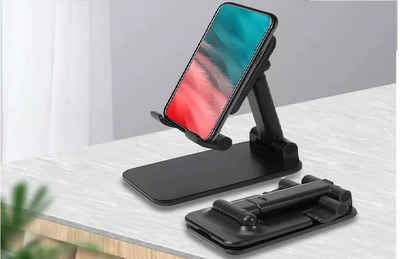 OLi Smartphone Handy Ständer für Tisch Schreibtisch Handyhalterung klappba Handy-Halterung, (bis 11,00 Zoll, 1-tlg., Halterung für Tablet, Ipad, Smartphone, Handy)