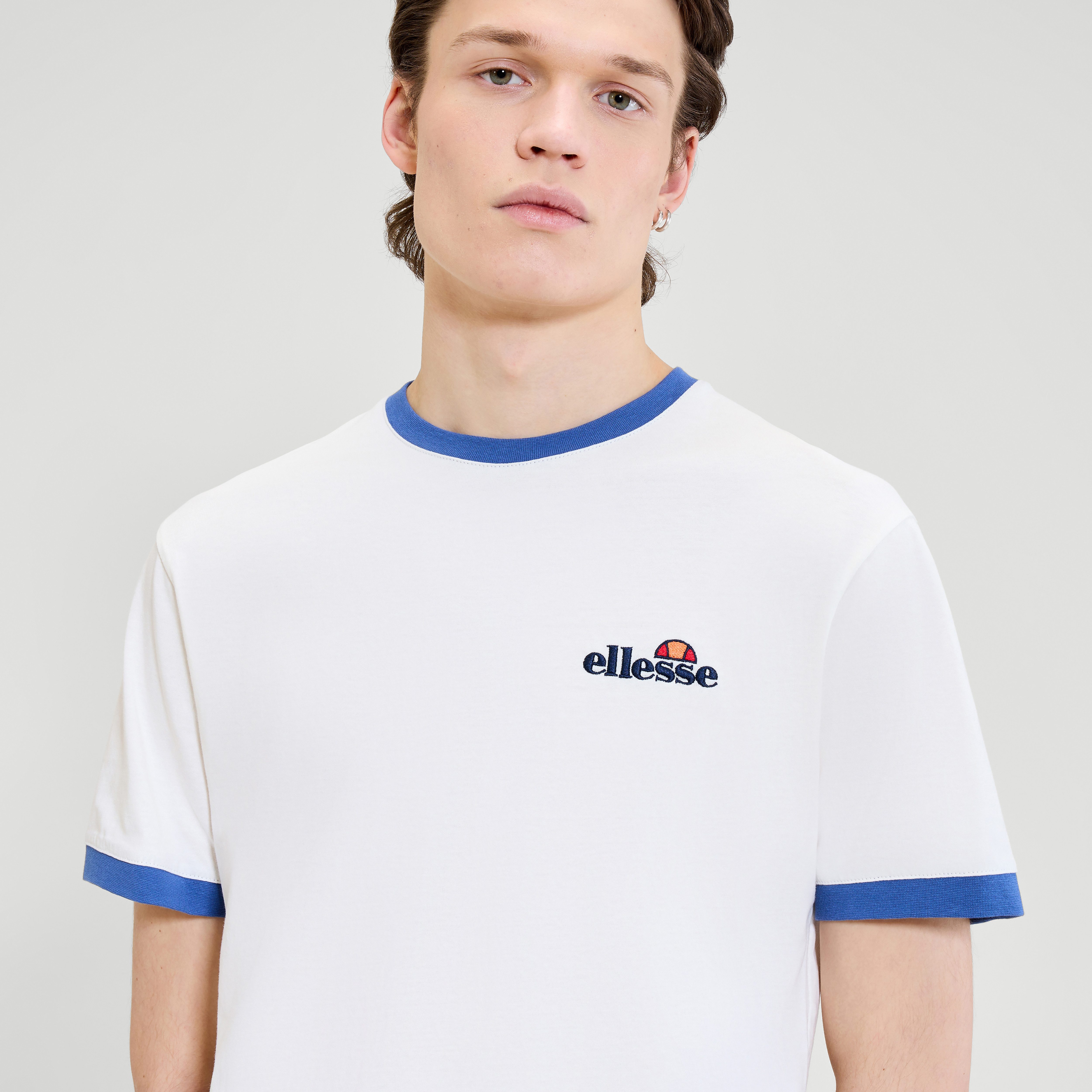 Ellesse T-Shirt MEDUNO TEE mit Rundhalsausschnitt, Kurzarm, aus Baumwolle
