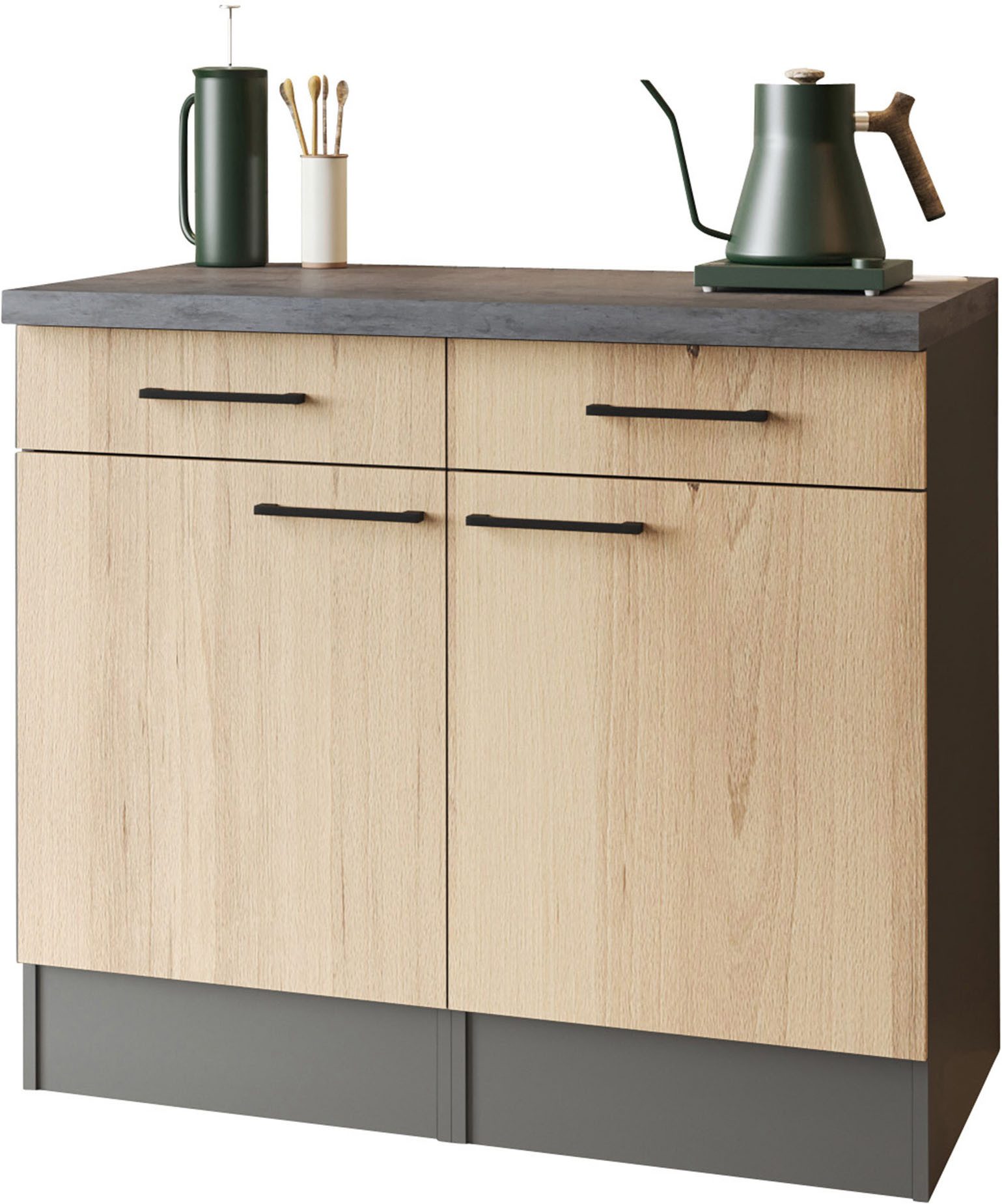 RESPEKTA Sideboard Oliver, zerlegt, mit Soft Close Funktion, Breite 100 cm