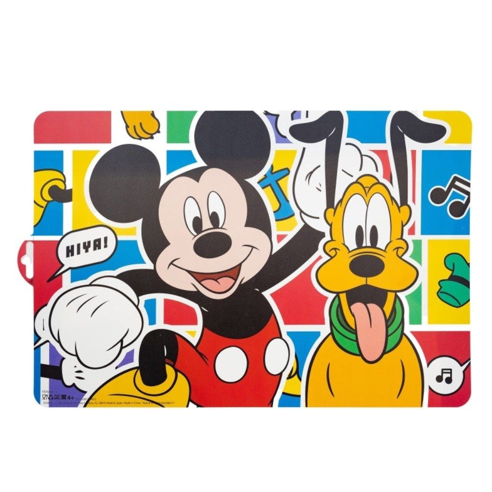 Tinisu Tischdecke Micky Maus Kinder Platzdeckchen Tischunterlage 43cm x 28cm