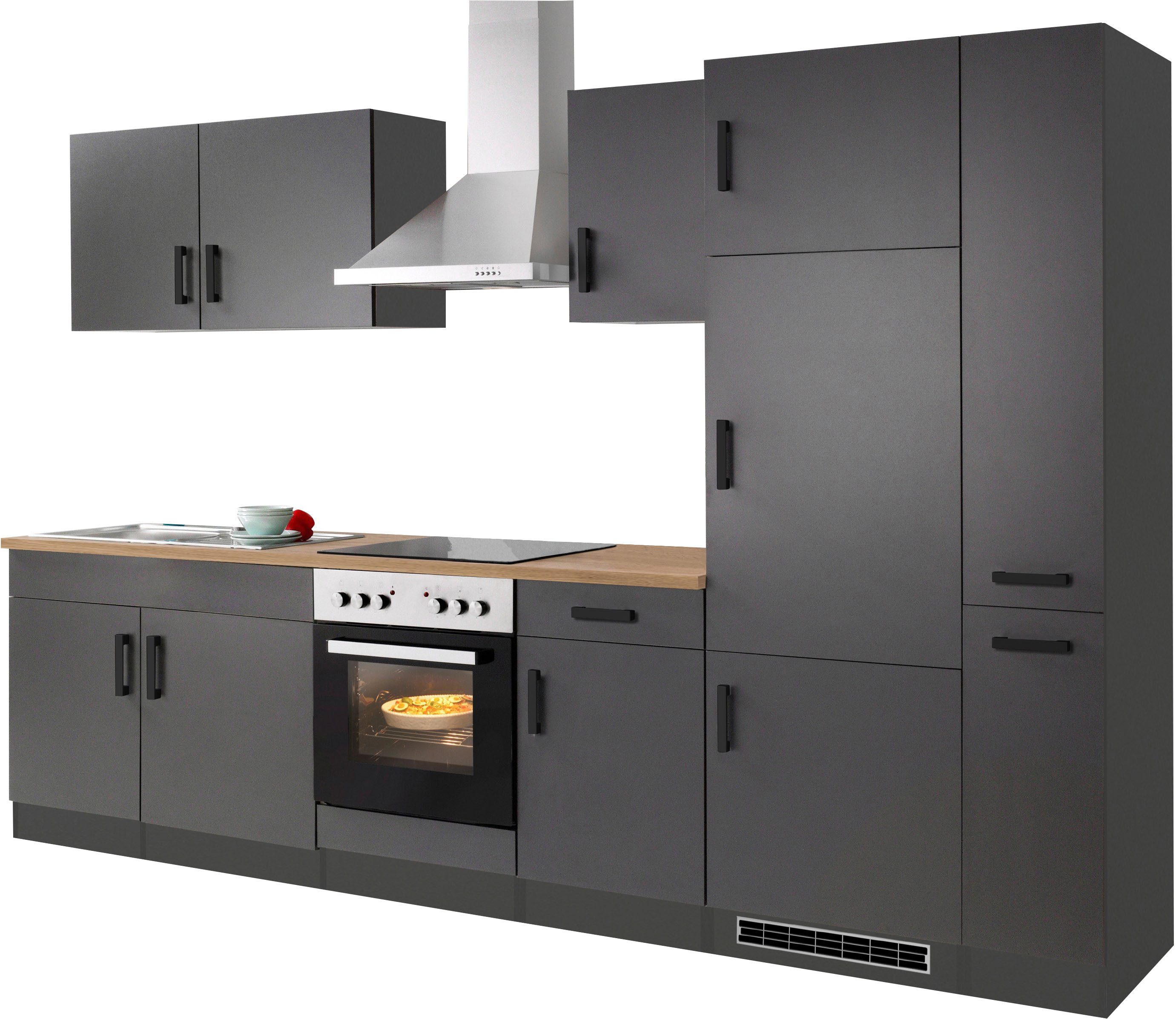 KOCHSTATION Küchenzeile KS-Toronto, Breite 300 cm, mit E-Geräten günstig online kaufen