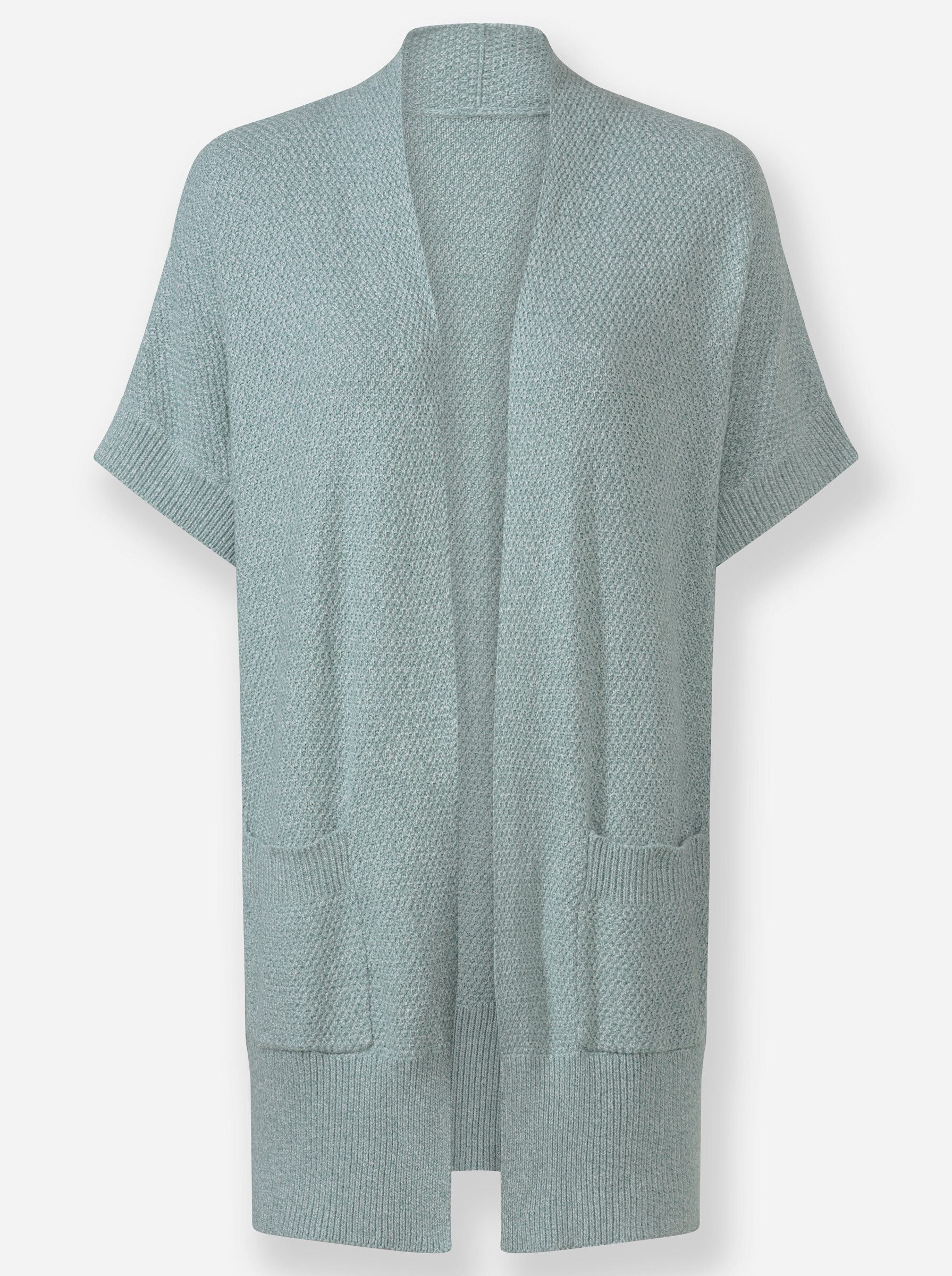 Witt Pullunder Long-Strickjacke Kurzarm