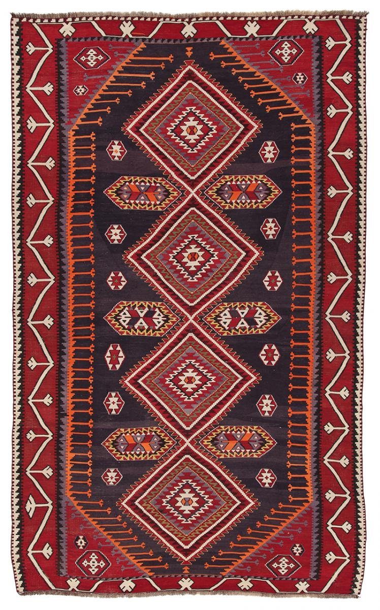 Orientteppich Kelim Anatolia 185x311 Handgewebter Orientteppich, Nain Trading, rechteckig, Höhe: 4 mm
