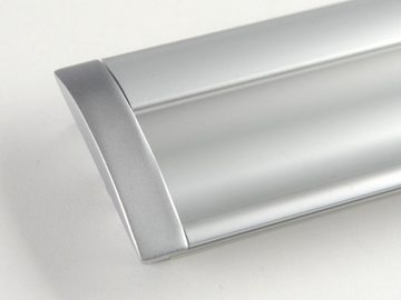 SO-TECH® Möbelgriff Einlassgriff Muschelgriff EL-03 Silber eloxiert / Chrom poliert, wird in die Front eingefräst