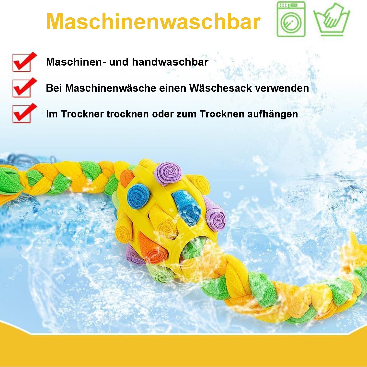 MOPUEA Tier-Beschäftigungsspielzeug Haustierspielzeug, interaktives Seil, H günstig online kaufen