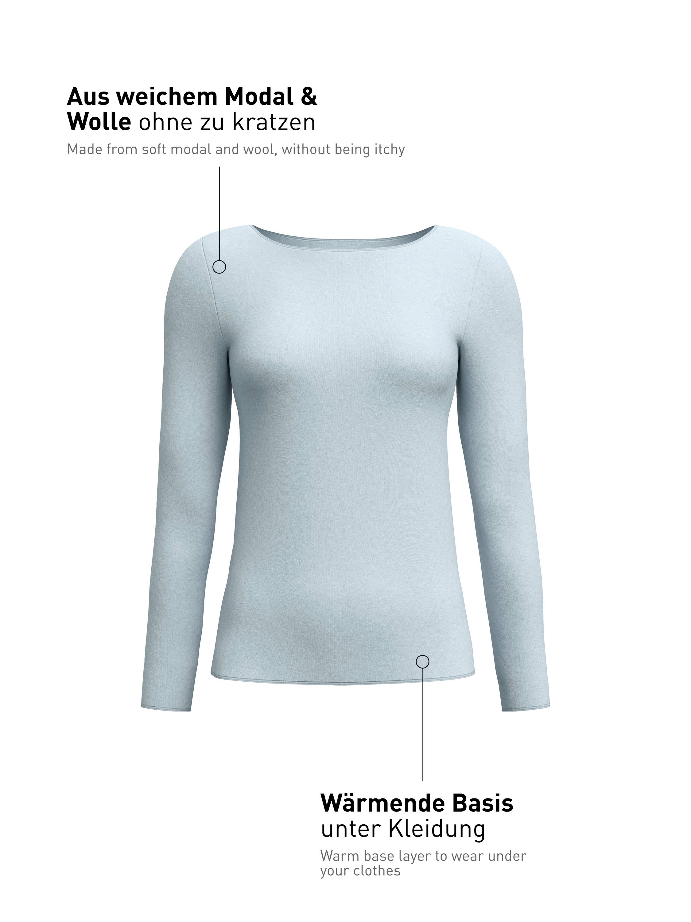 CALIDA Unterziehshirt Second Skin Damen (1-St) seidig weich, elastisch und angenehm leicht