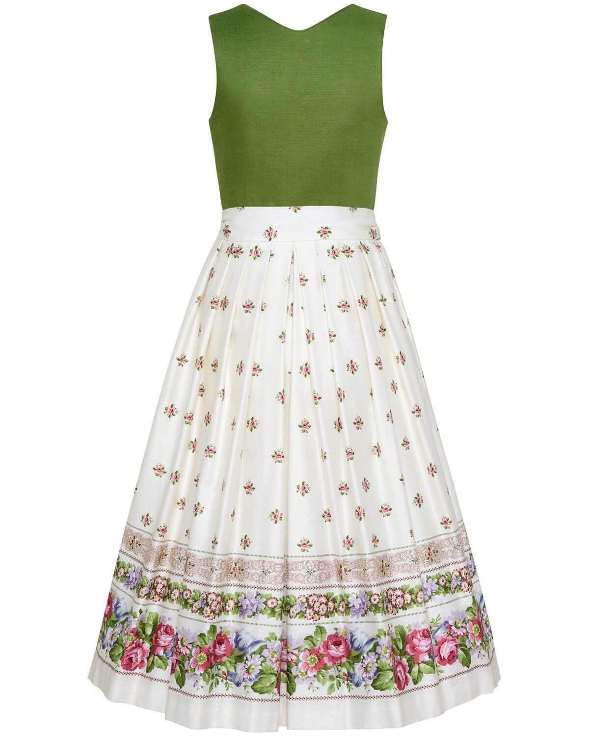 Berwin Dirndl Langes Dirndl mit Blumenrock