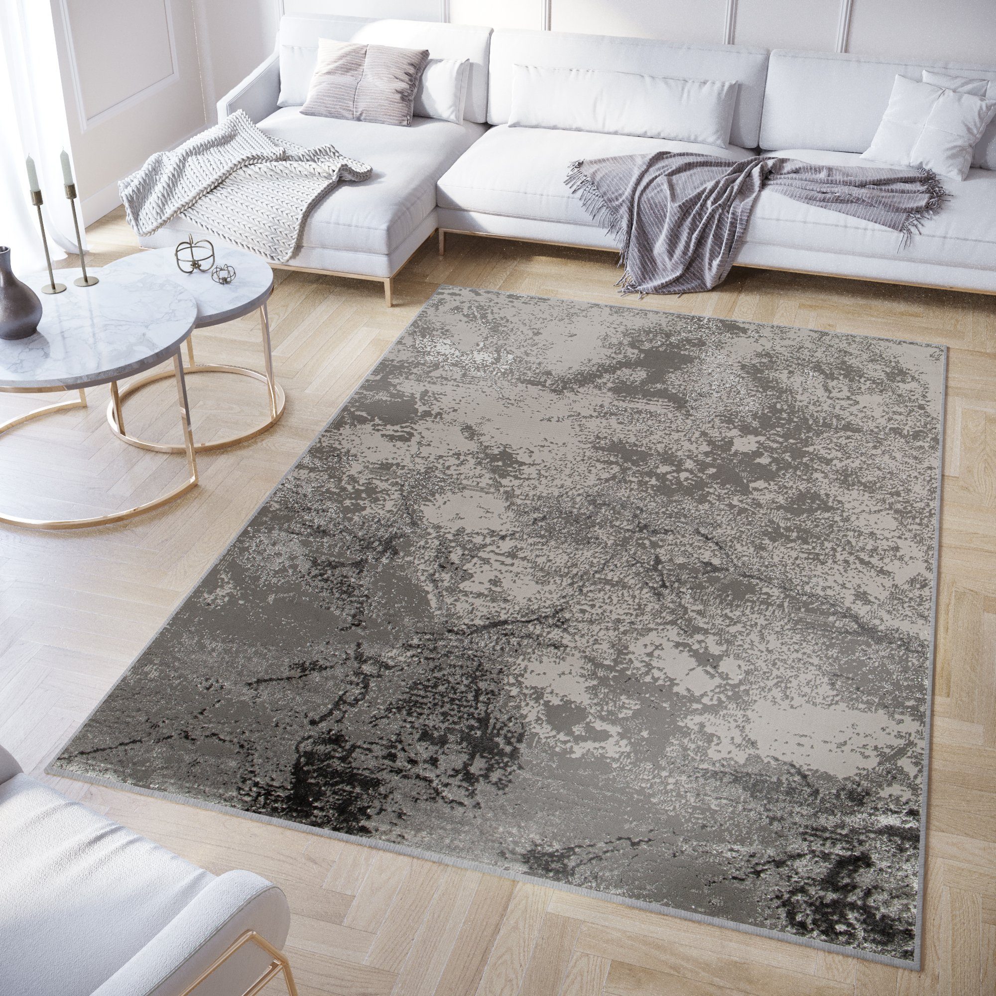 Tapiso Teppich CRYSTAL, rechteckig, Höhe: 8 günstig online kaufen