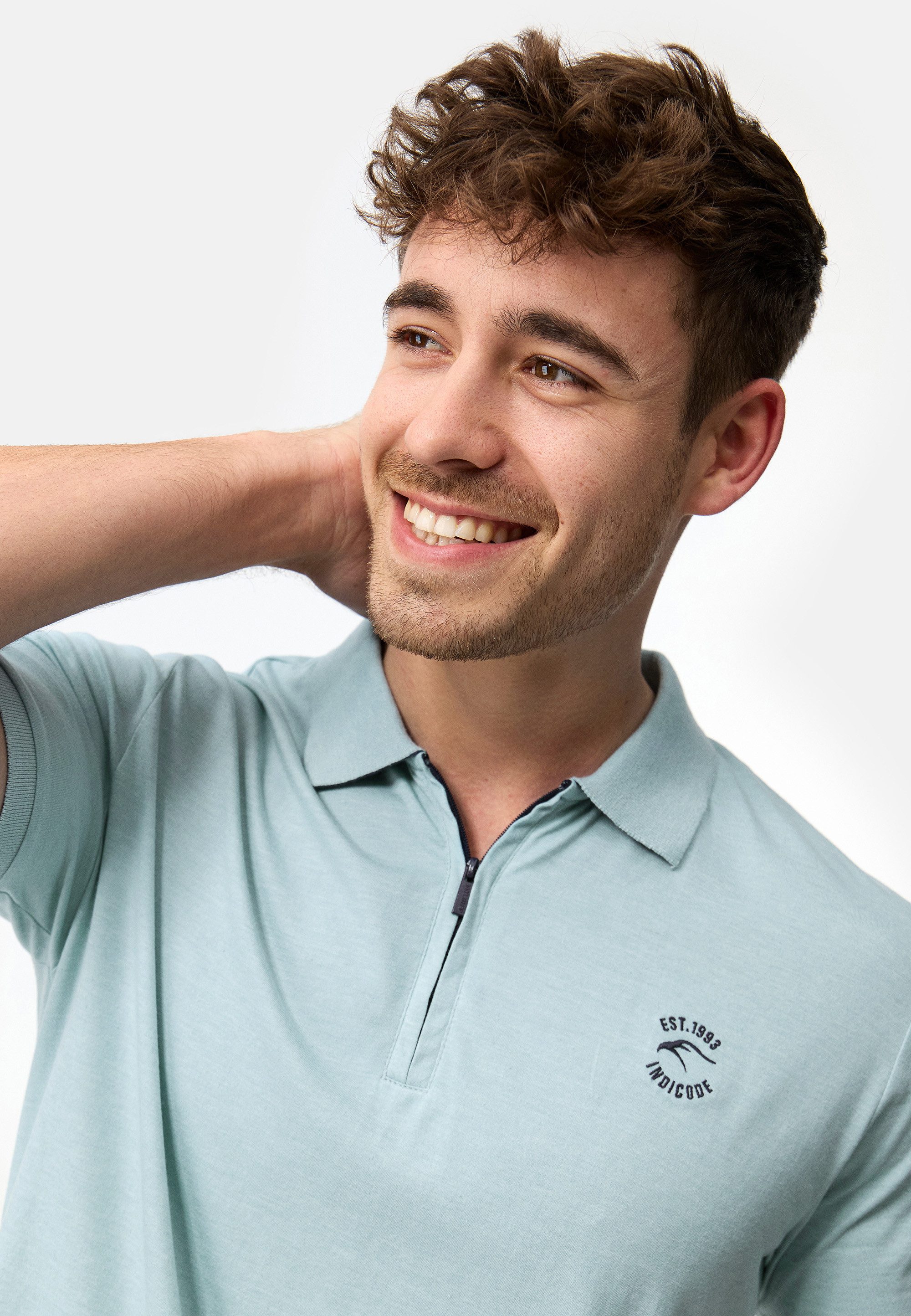 Indicode Poloshirt INYonah mit klassischem Kragen günstig online kaufen