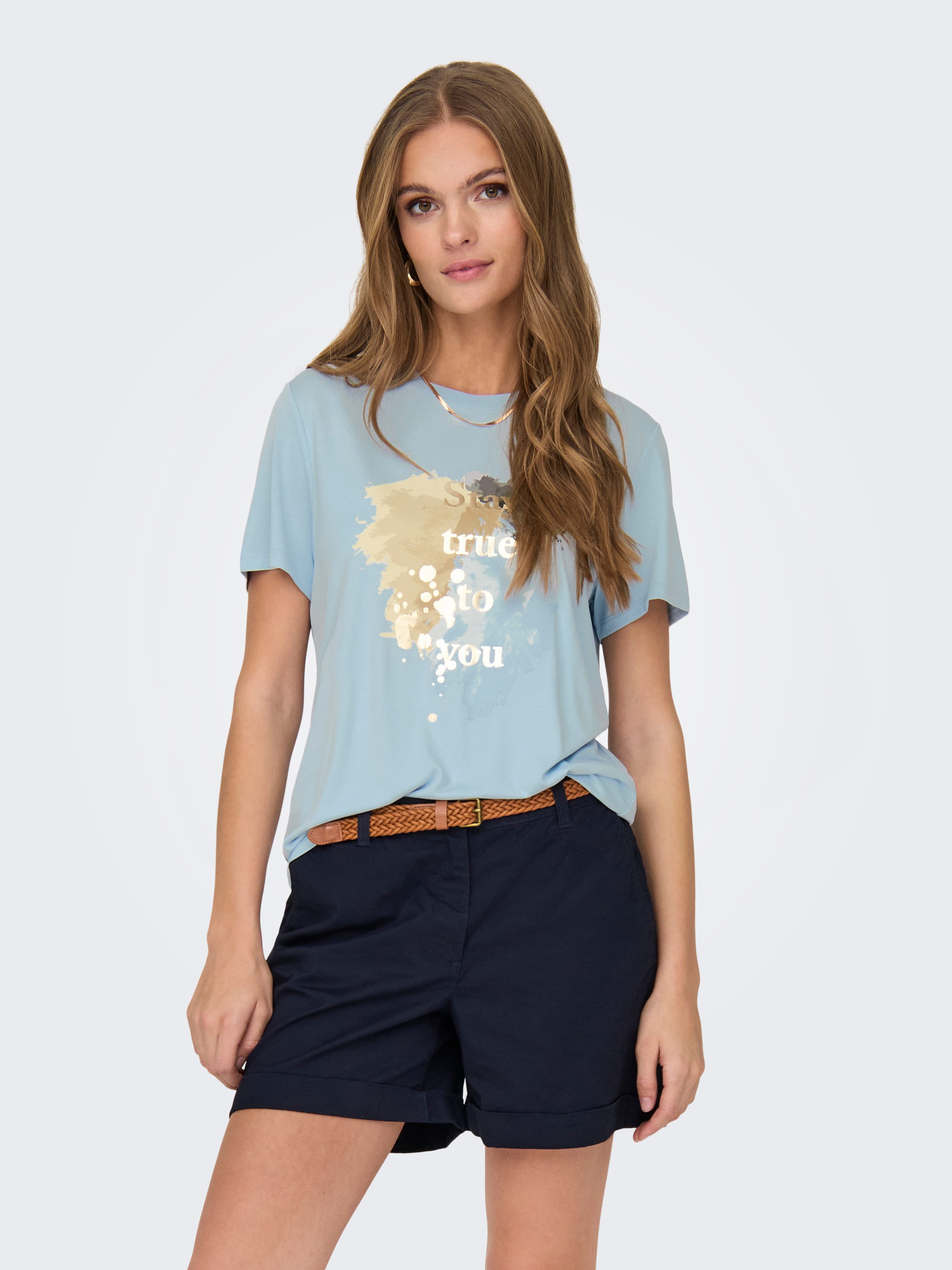 ONLY Kurzarmshirt ONLFREE LIFE REG S/S günstig online kaufen