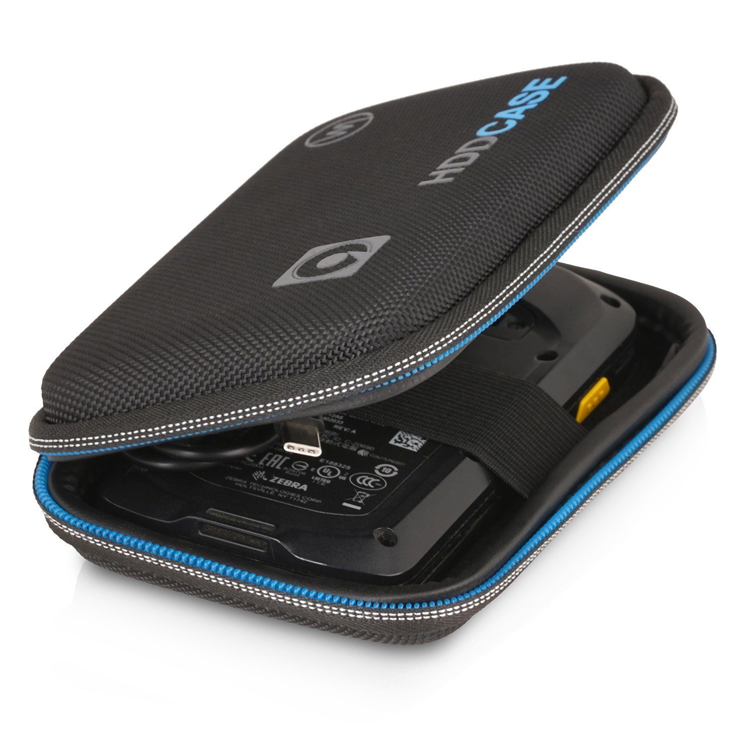 Wicked Chili Festplattentasche 2.5 Zoll Festplatte / HDD Case, Innenabmessungen: 13,5 x 8,5 x 4cm / Universal / Dehnbar (für max. 2 F – Bild 5 von 5