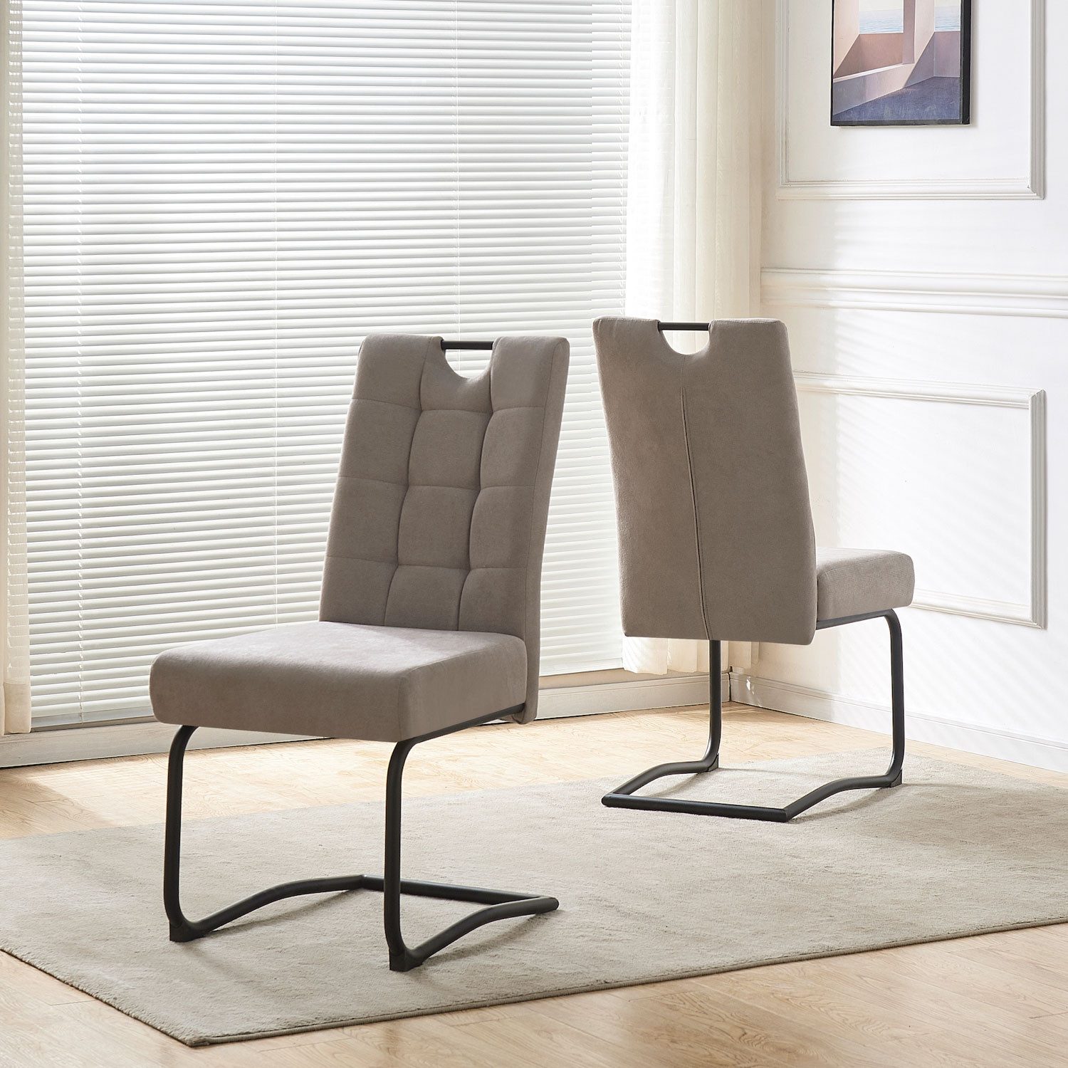 B&D home Freischwinger SOFIA (2er Set, 2 St), Freischwinger, mit Federkern günstig online kaufen