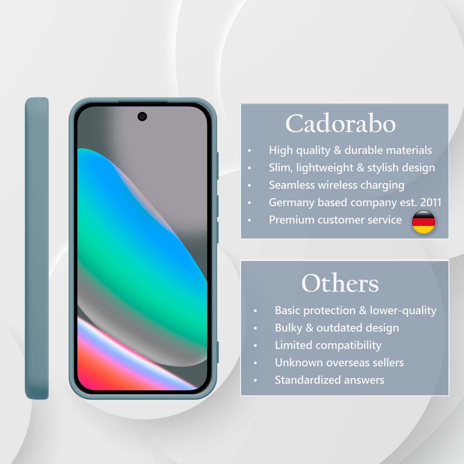 Cadorabo Handyhülle für Google pixel 10 Hülle Google pixel 10, Hülle TPU Silikon Schutzhülle Flexible Handyhülle Cover Case