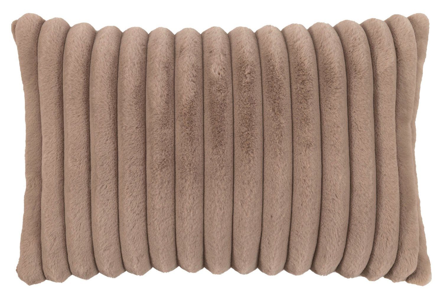 Magma Heimtex Kissenbezug Fellimitat dicke Streifen günstig online kaufen