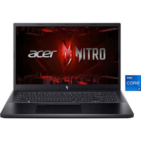 Acer Nitro V 15 Laptop, Full HD IPS Display, 16 GB RAM, Windows 11 Home, Business-Notebook (39,62 cm/15,6 Zoll, Intel Core i7 13620H, GeForce RTX 3050, 512 GB SSD, ANV15-51-7553)