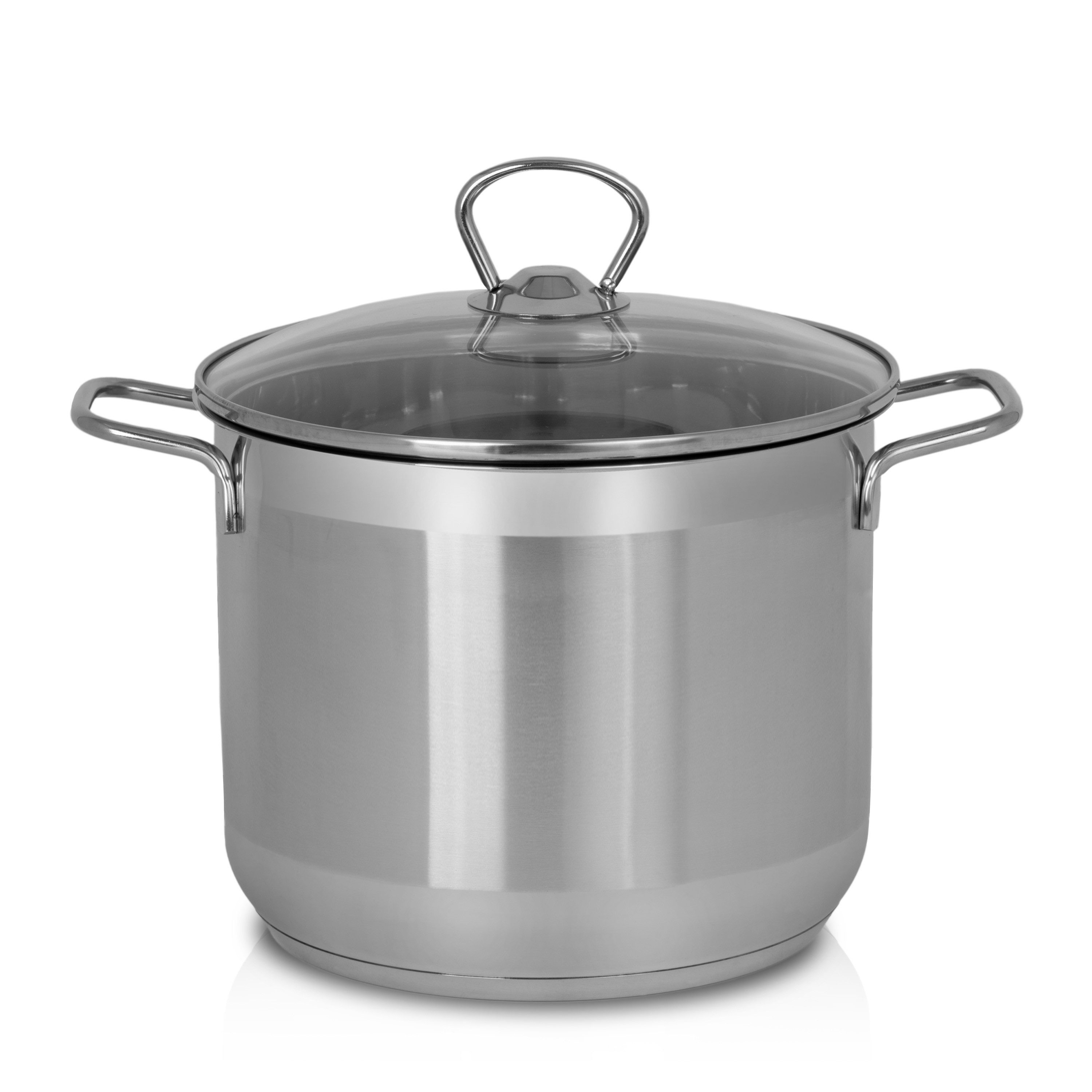 Krüger Gemüsetopf Edelstahl-Topf Manhattan, 24 cm, Edelstahl (1-tlg), für Induktions-Kochfelder geeignet