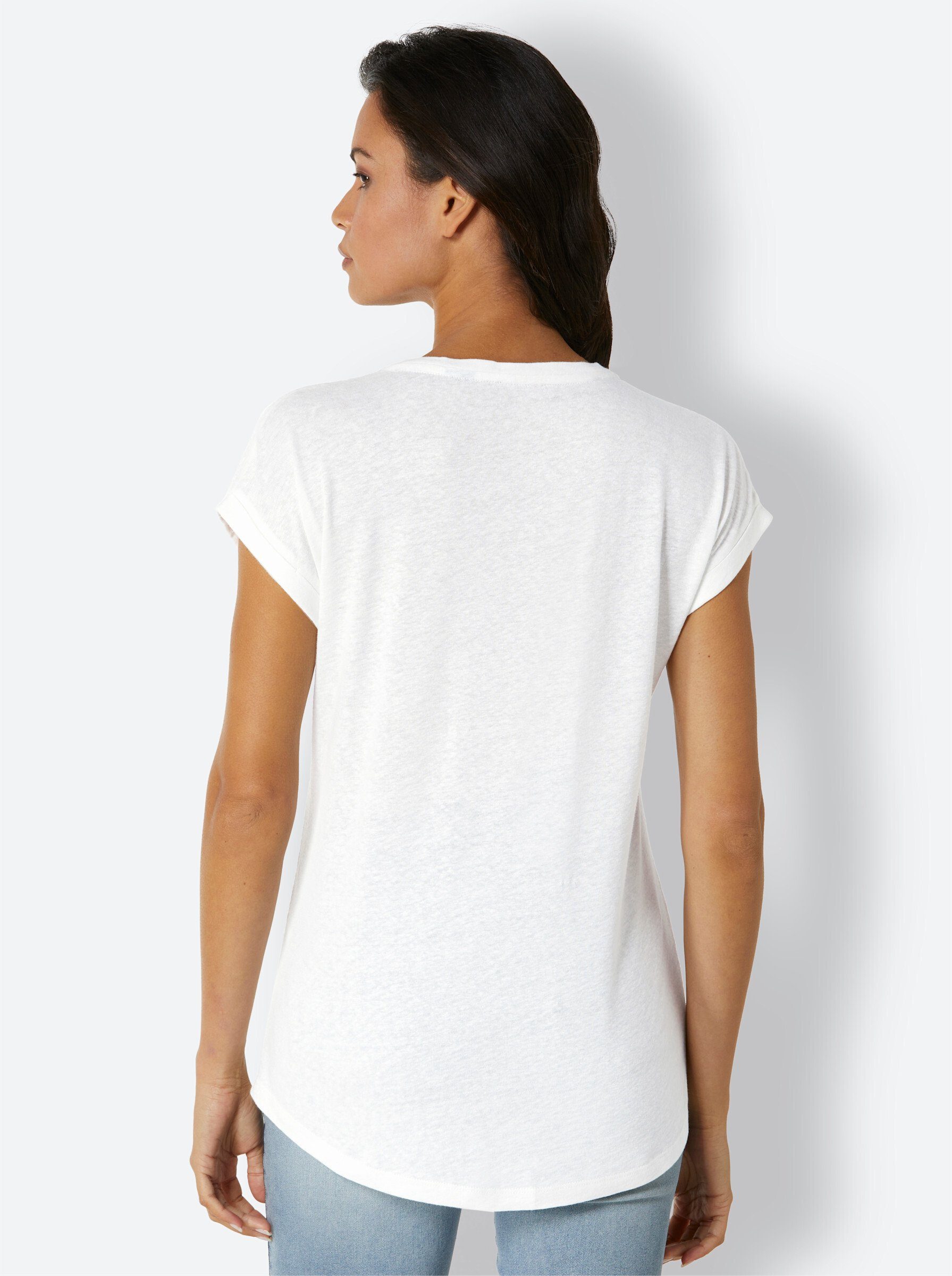 creation L T-Shirt Leinen-Viskose-Shirt günstig online kaufen