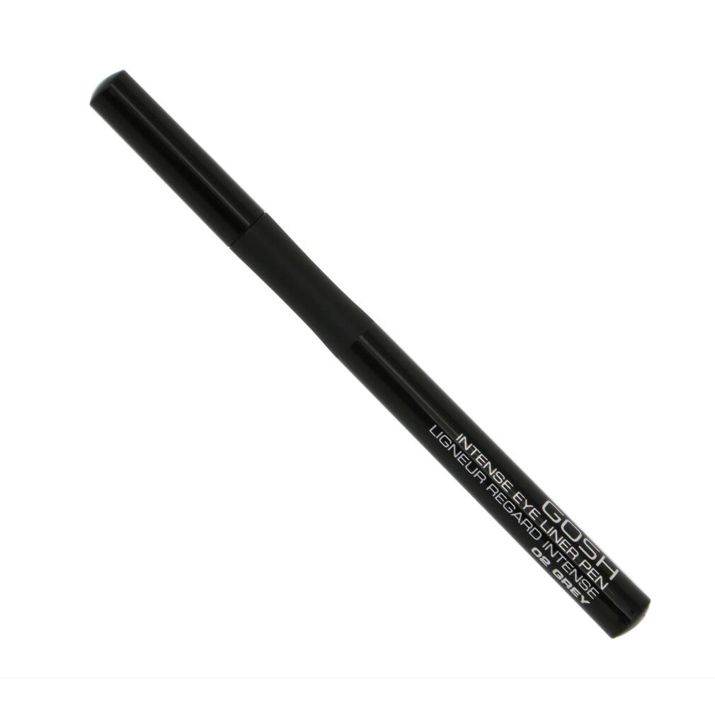 GOSH Eyeliner, Intensiver, hochauflösender, Gel-Stift Eyeliner, 02, Grau, 1 ml