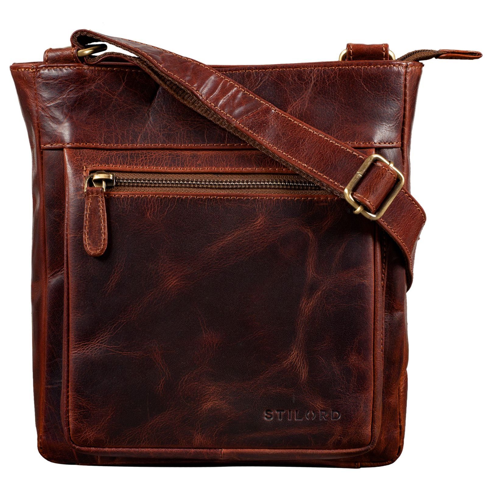 Handtasche "Kaja" Vintage Ledertasche Damen