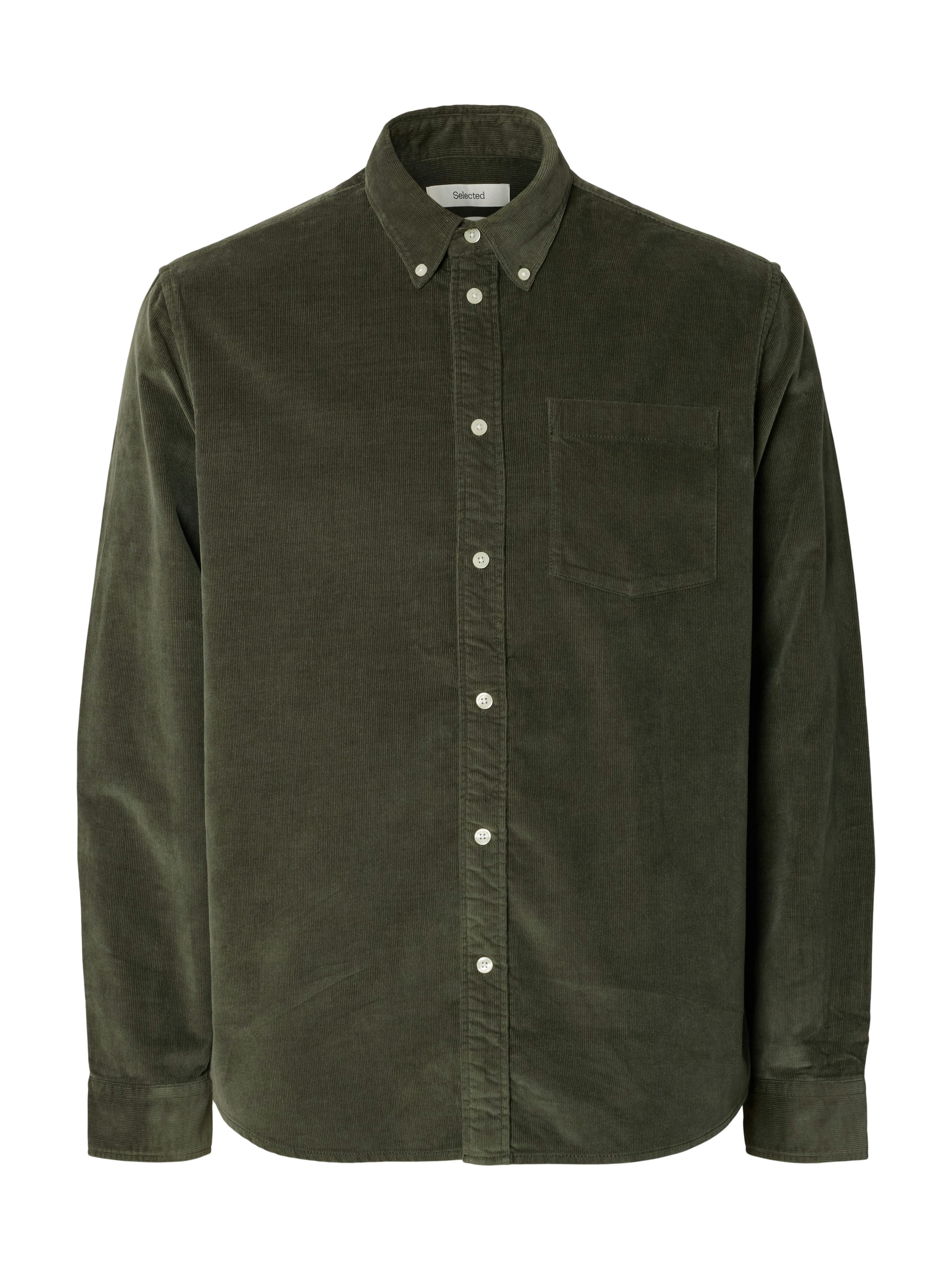 Selected Langarmhemd SLHREG-DAN CORD SHIRT LS günstig online kaufen
