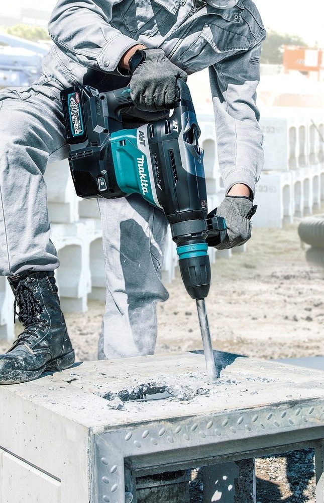 Makita Akku-Kombibohrhammer, 40 V, max. 500 U/min, Bohrhammer XGT, HR005GZ01, 40V, 40 mm, SDS-MAX, Ohne Akku im