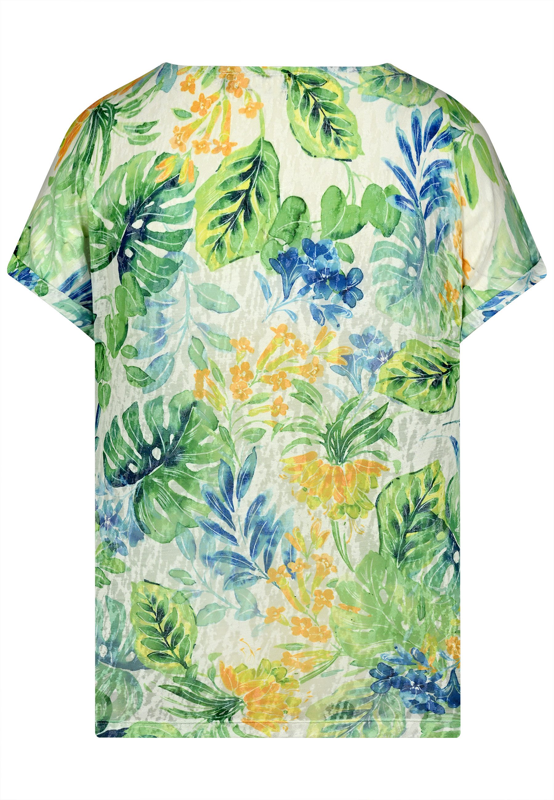 BICALLA T-Shirt Shirt mit Tropical-Print in günstig online kaufen