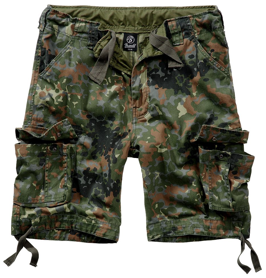 Brandit Cargohose Short Hose Army Knielang Sommer Bermuda BW Cargo Kurze Flecktarn Shorts Herren