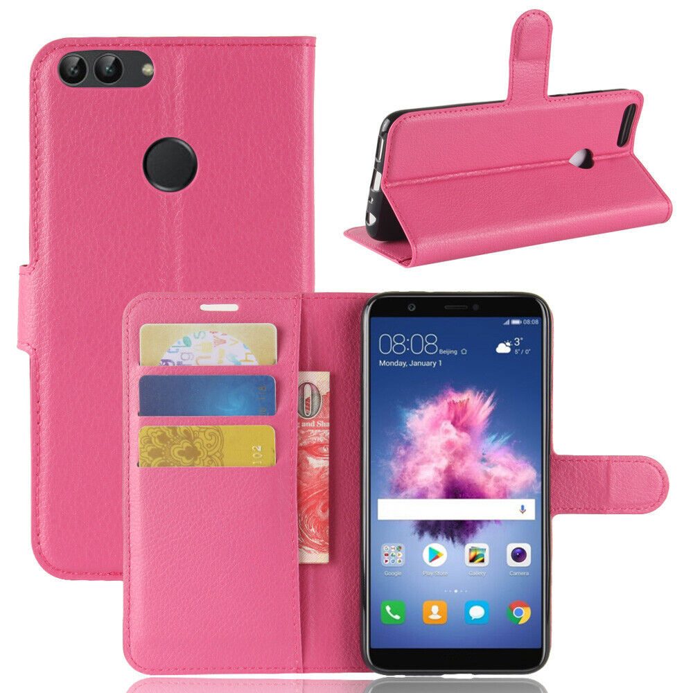 betterfon Handyhülle Handytasche für Huawei P Smart Klapphülle Pink