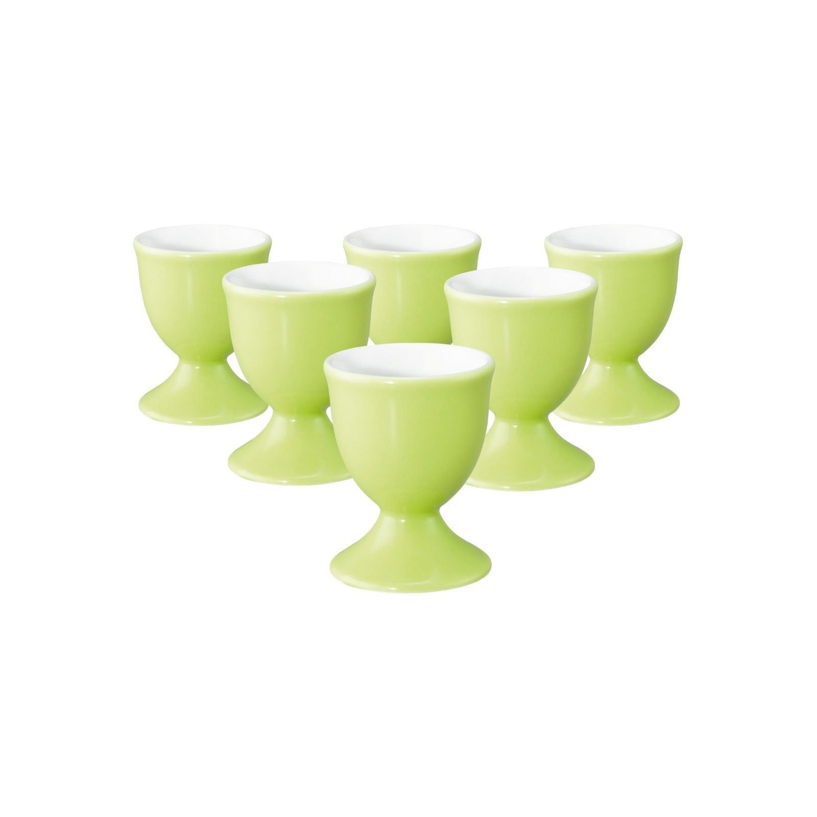 Seltmann Weiden Eierbecher Liberty Pure Colors Eierbecher ø 4,9 cm 6er Set, (6er Set, 6-tlg., 6x Eierbecher)