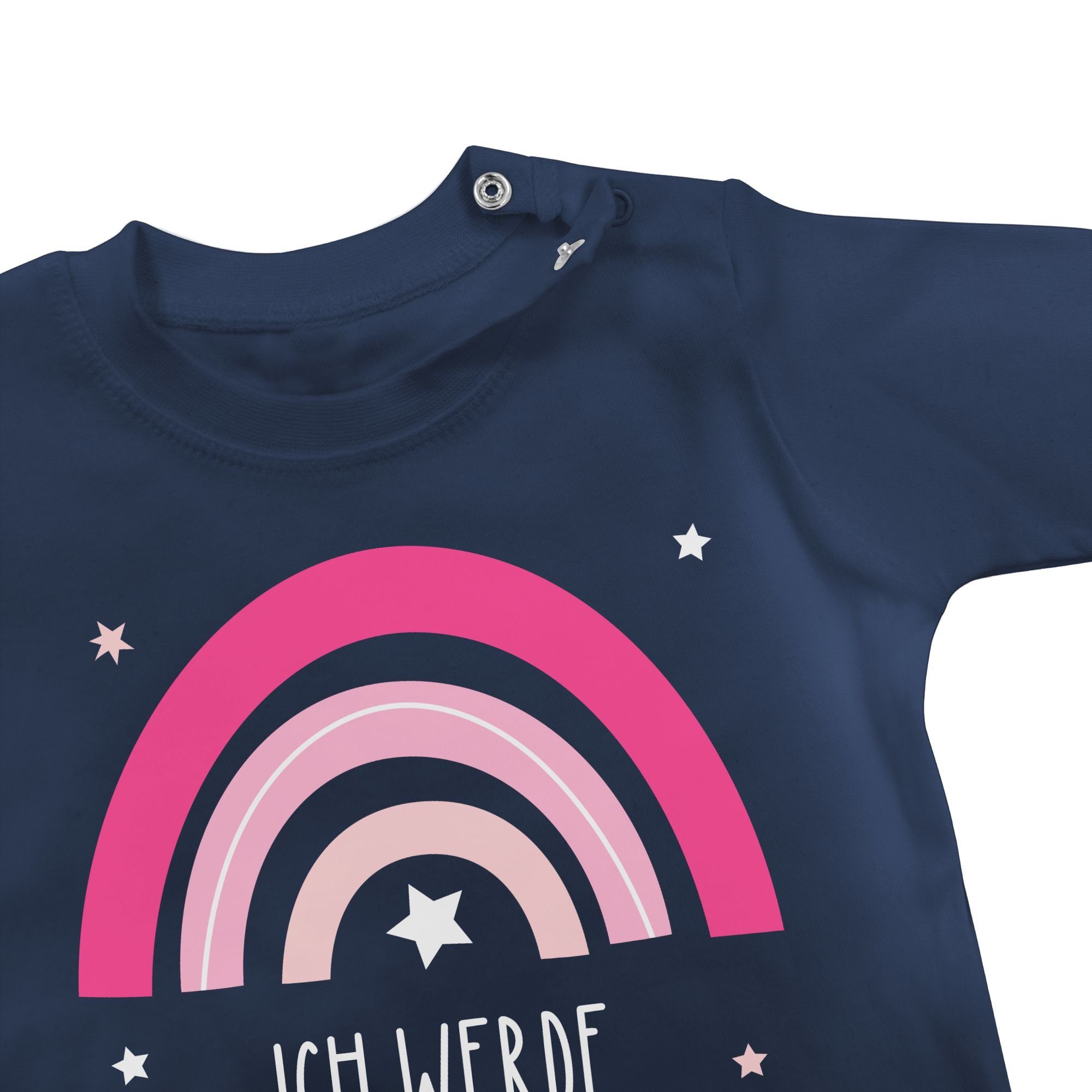 T-Shirt Ich werde große Schwester - Regenbogen - grosse Schwester