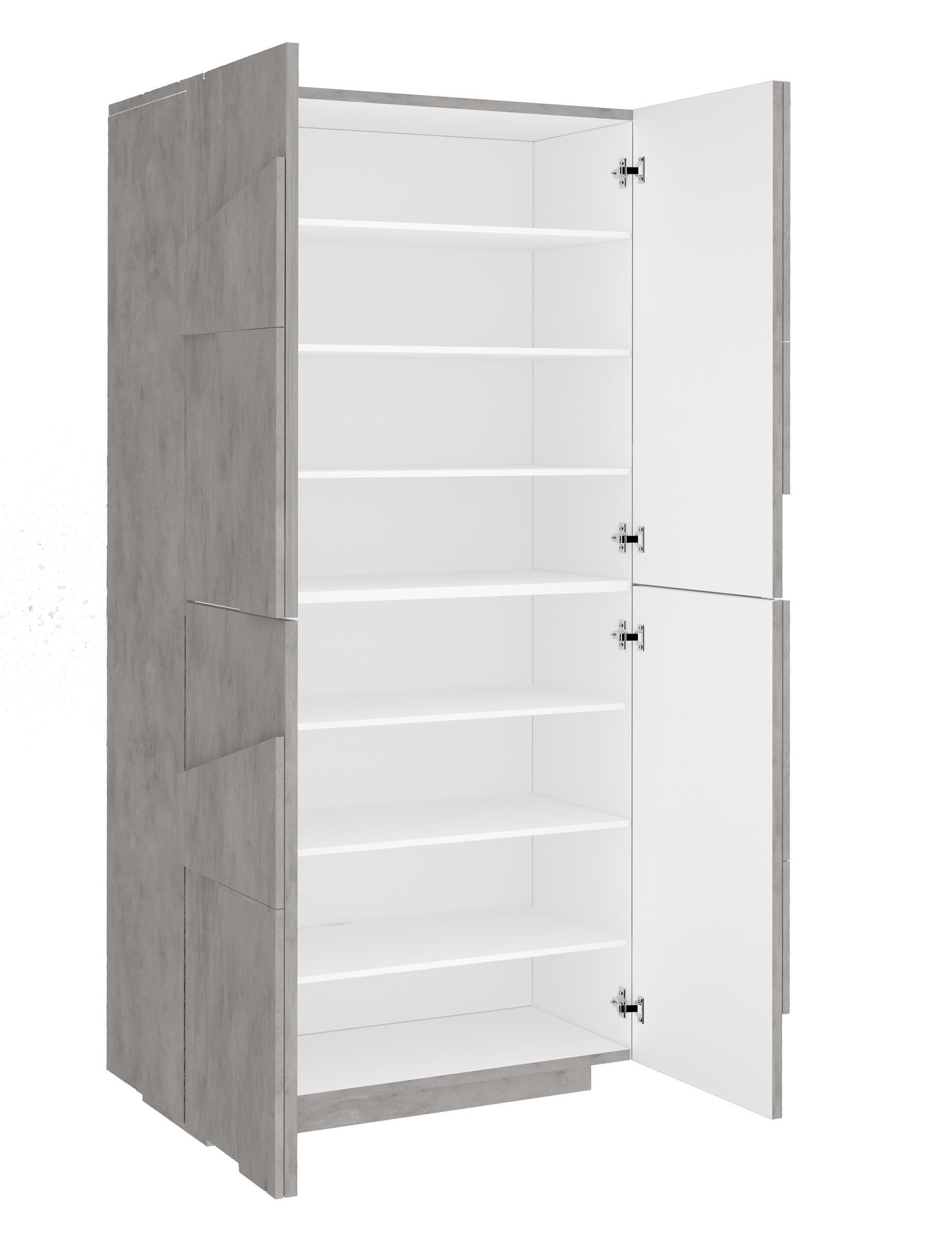 möbelando Garderobenschrank Piacenza 81 x 168 günstig online kaufen