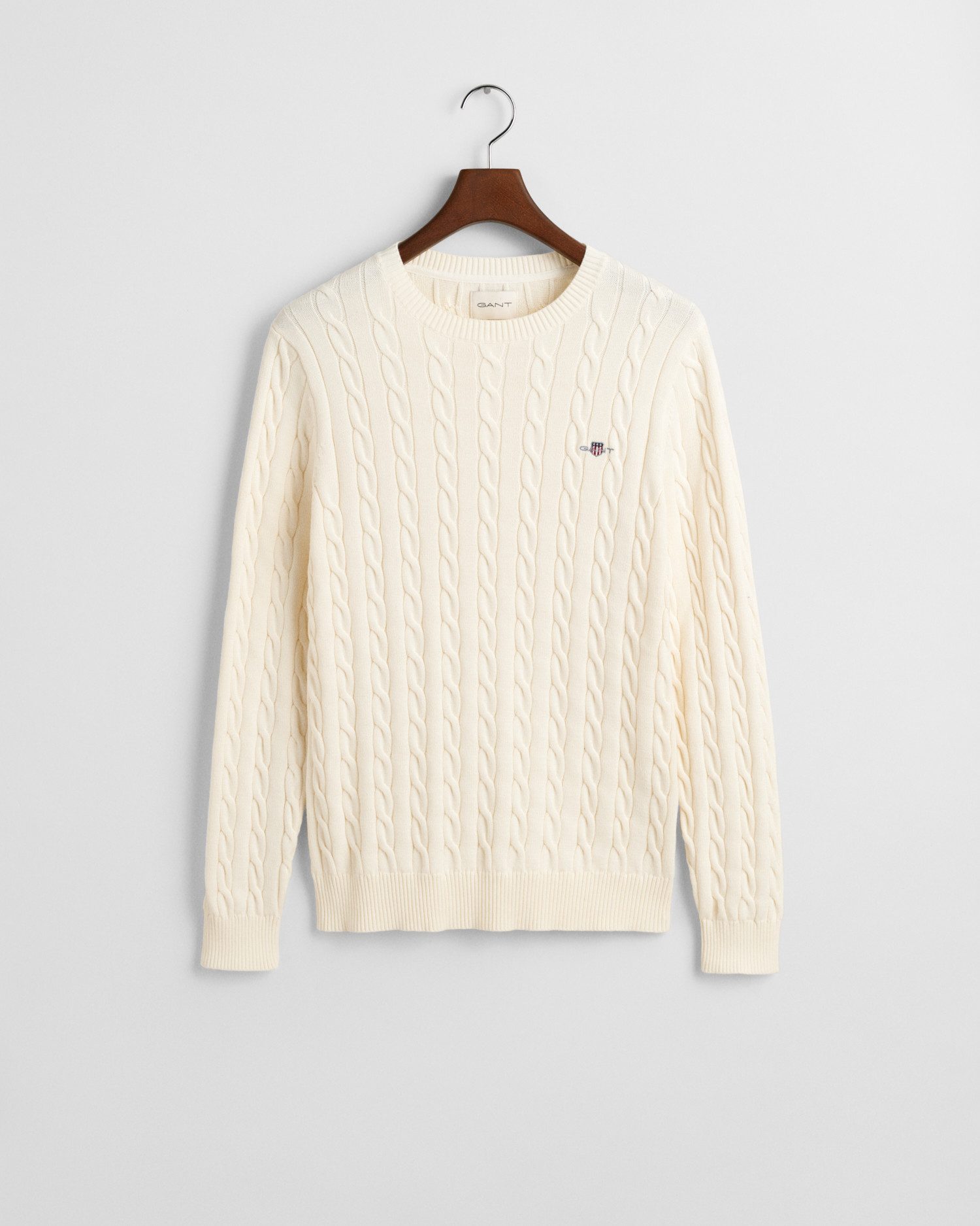 Strickpullover COTTON CABLE C-NECK