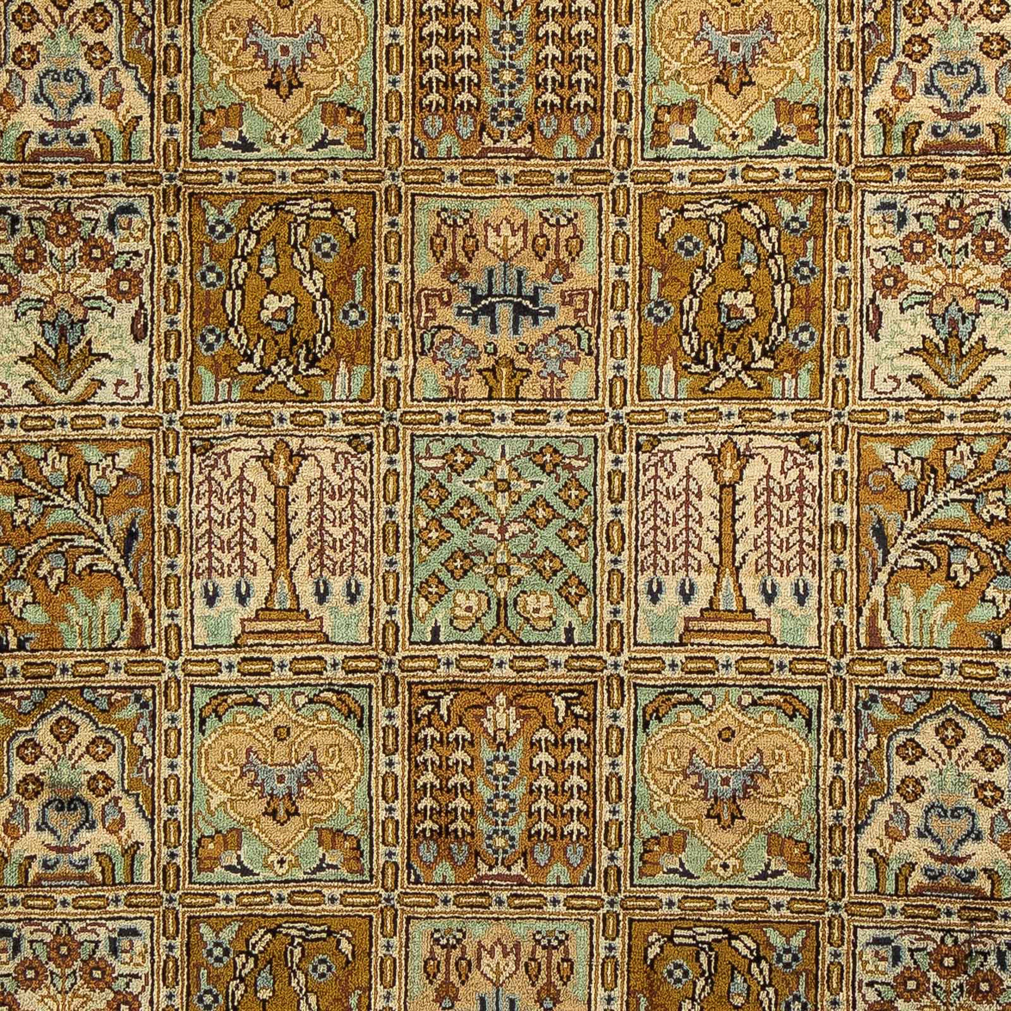 Orientteppich Perser - Ghom - Wohnzimmer, mit 72 x mehrfarbig, 52 - Zertifikat Einzelstück cm rechteckig, mm, 10 Höhe: morgenland, Handgeknüpft