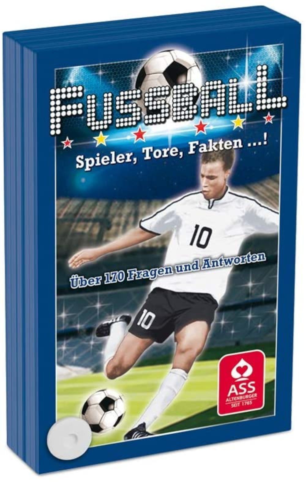 ASS Spiel, Kartenspiel 22509800 - Quizspiel Fußball
