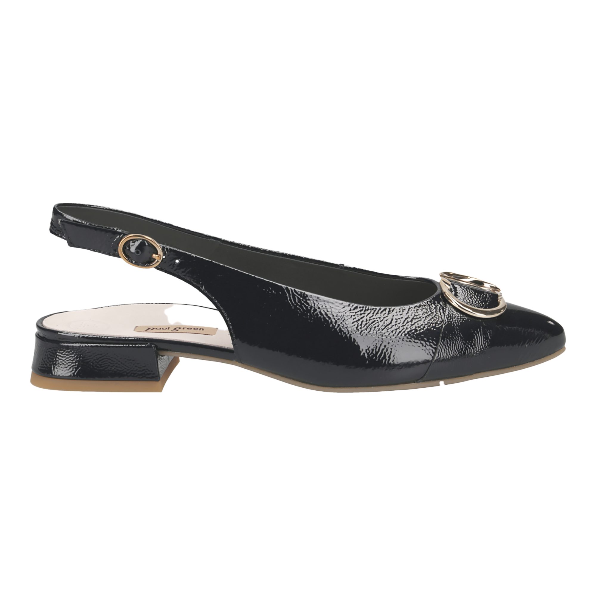 Paul Green Paul Green 6091-035, Peeptoes & Slingpumps, Schwarzblau, Damen Peeptoepumps