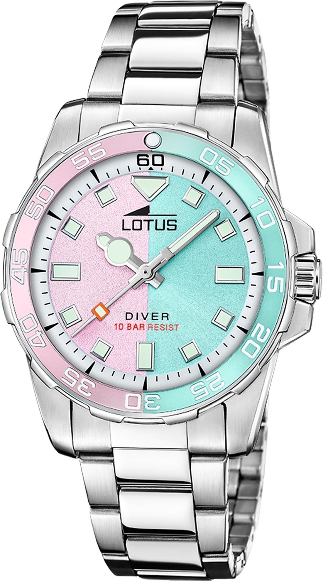 Lotus Chronograph Lotus Damenuhr Edelstahl silber günstig online kaufen