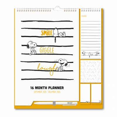 empireposter Familienkalender Snoopy - Planer Set 23/24 - 16 Monate ab Sept. 2023 mit vielen Extras