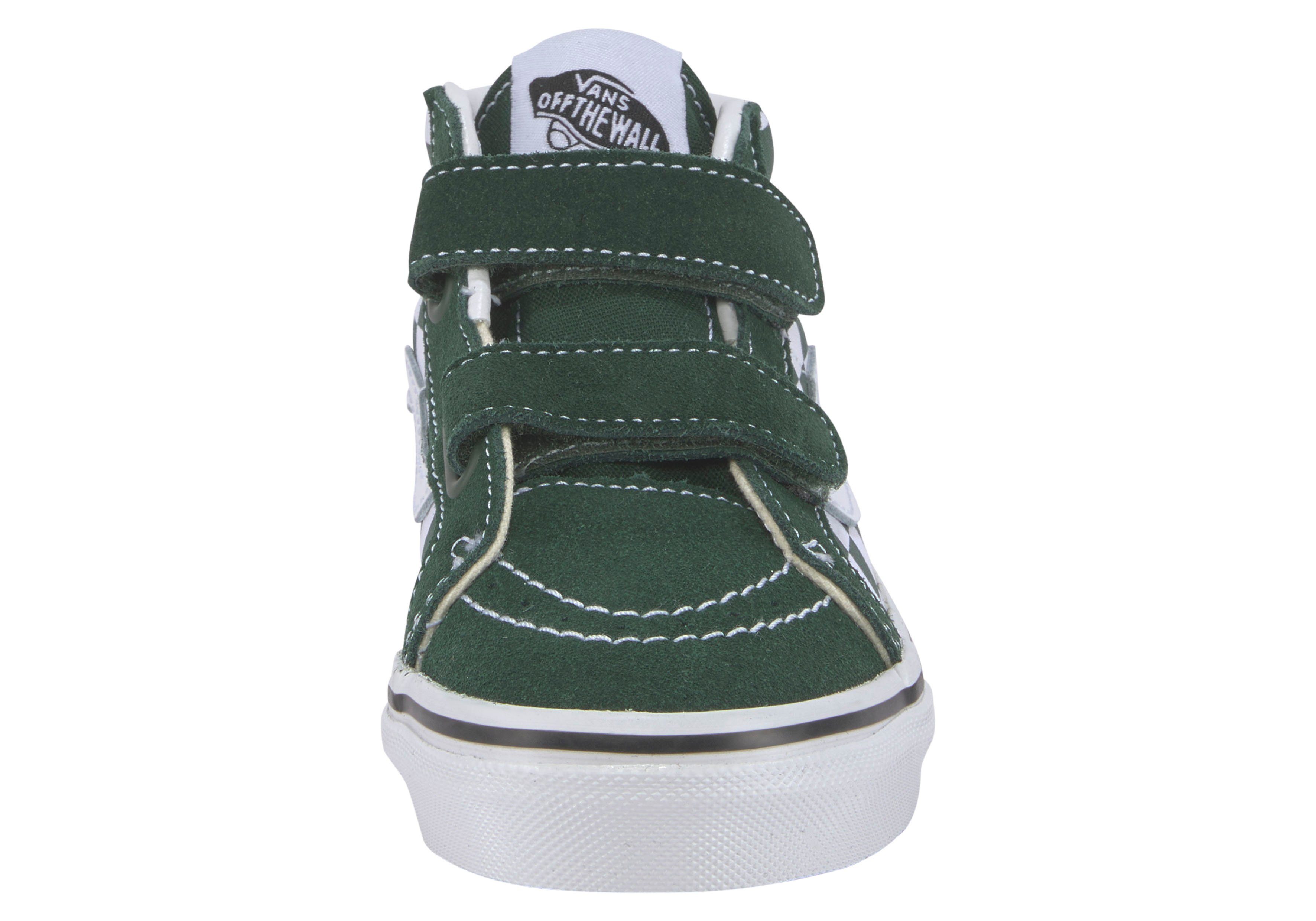 an V UY Sneaker mit SK8-Mid Vans Reissue Ferse der Logobadge kontrastfarbenem