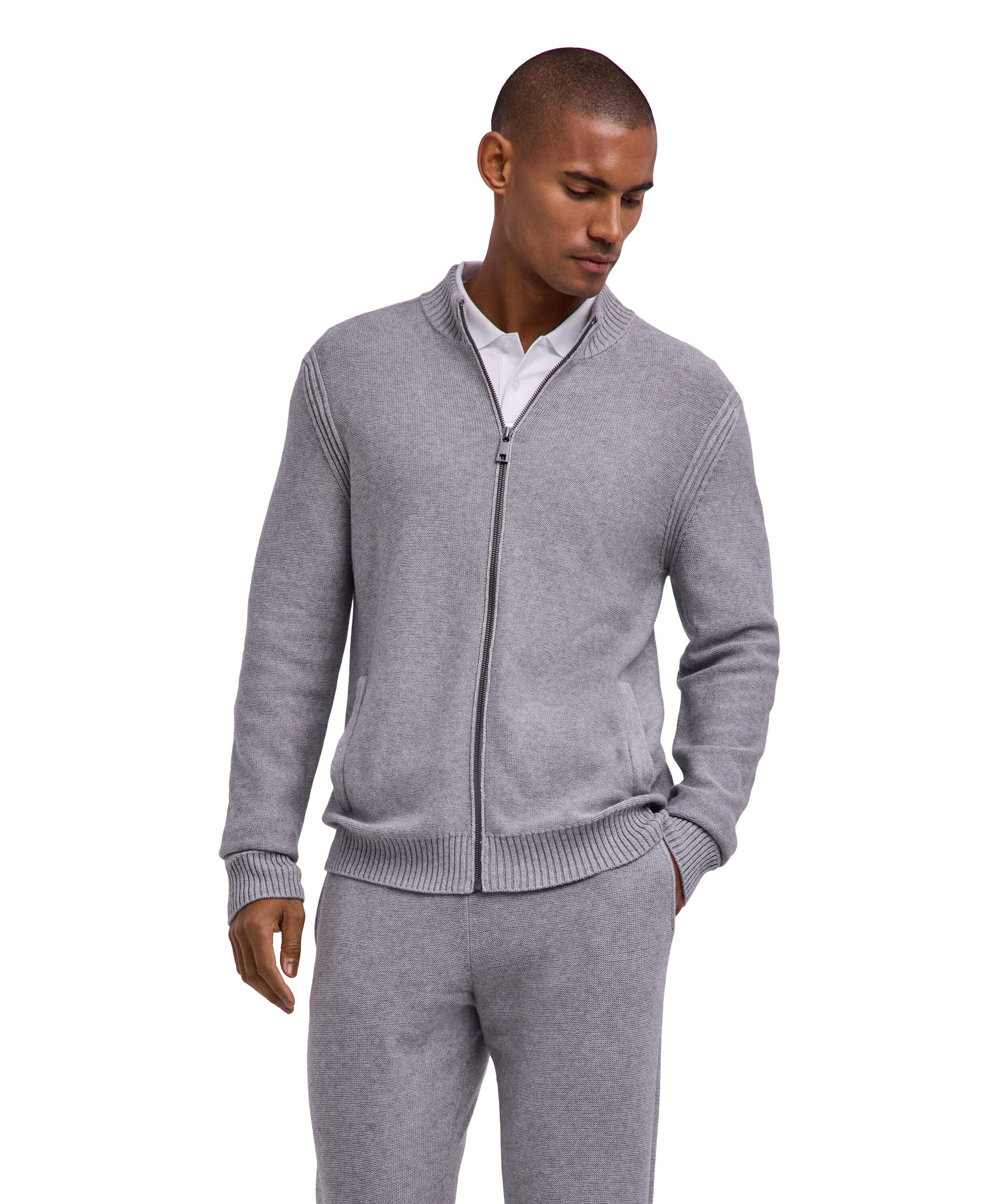 FALKE Strickjacke Cotton Cashmere Zip-Jacke (1-tlg)