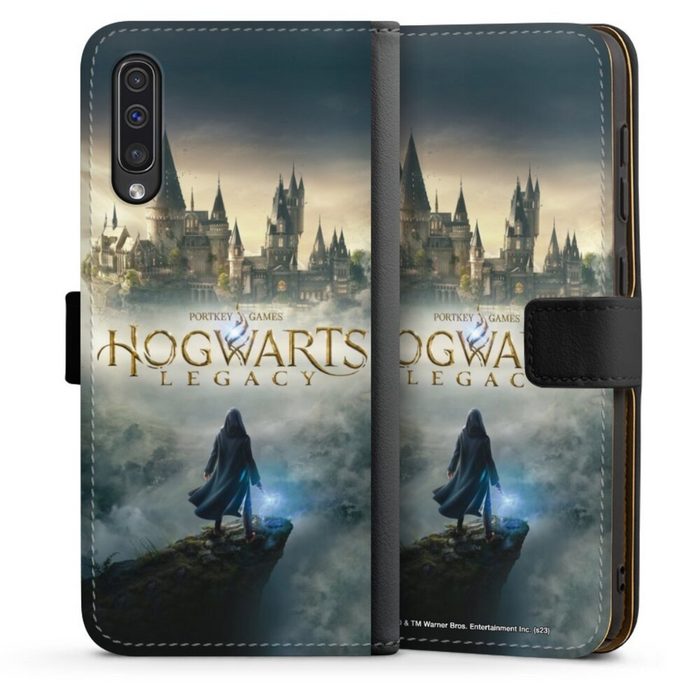 DeinDesign Handyhülle Hogwarts Legacy Offizielles Lizenzprodukt Harry Potter Hogwarts Legacy Samsung Galaxy A50 Hülle Handy Flip Case Wallet Cover