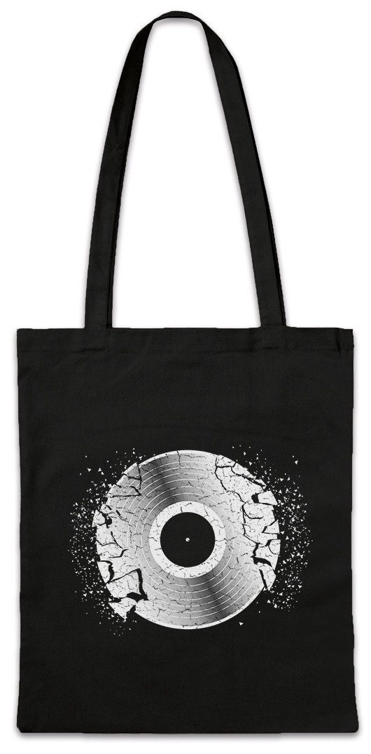 Urban Backwoods Beuteltasche Record Explosion Stofftasche Schallplatte DJ Club Techno Auflegen (1-tlg), Freak Fan