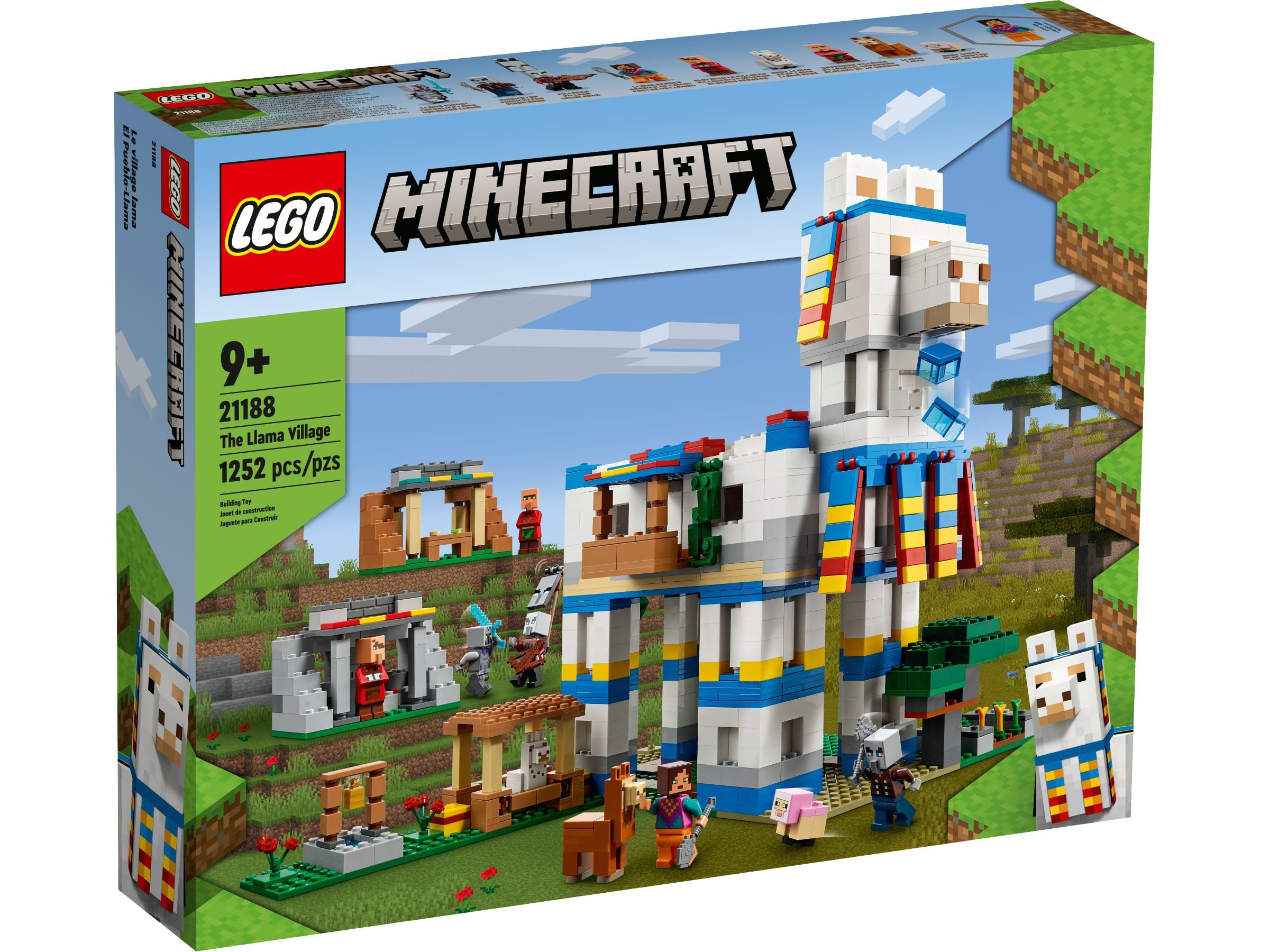 LEGO® Minecraft Das Lamadorf - 21188 NEU! Teile 1252x Spielbausteine