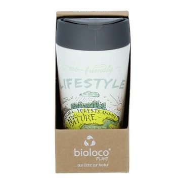 chic mic GmbH Becher Bioloco plant deluxe cup 420 ml green lifestyle, PLA (Kunststoff aus Pflanzenzucker)