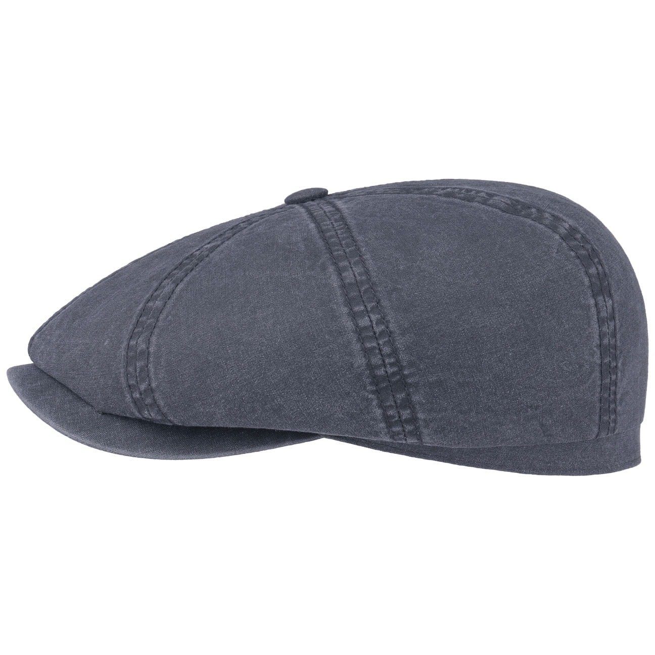 Stetson Flat Cap (1-St) Balloncap mit Schirm blau