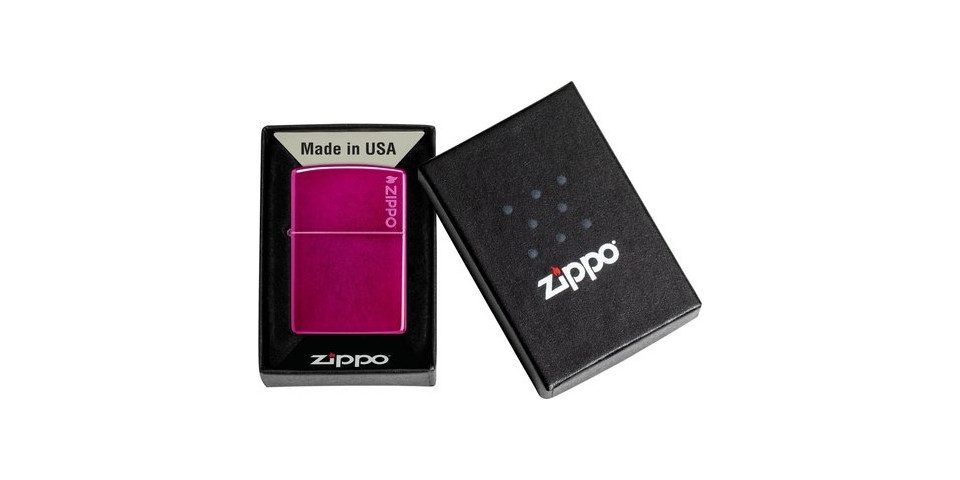 Zippo Feuerzeug Zippo Benzinfeuerzeug, Candy Raspberry Lila (1-St), Benzinbetrieben